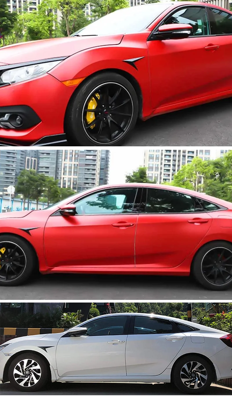 For VW Accessories Goft 4 5 6 7 Gti Car Side Body Fender Door Decor Cover Blade Flank Wing Emblem Badge Auto Tuning Styling