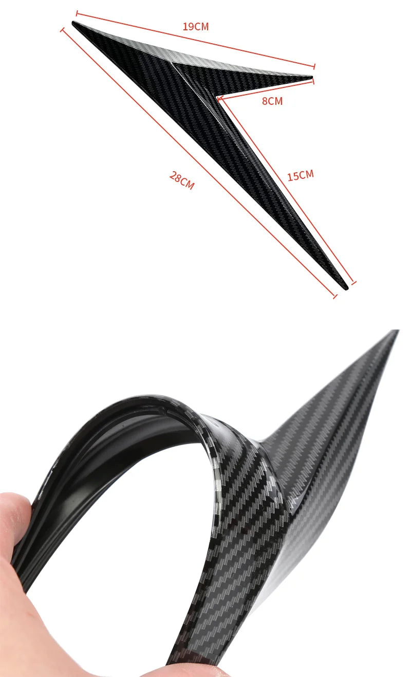 For VW Accessories Goft 4 5 6 7 Gti Car Side Body Fender Door Decor Cover Blade Flank Wing Emblem Badge Auto Tuning Styling
