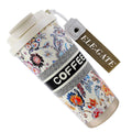500ml Floral Airtight Vacuum Flask Stainless Steel Small Mouth Drinkware for Travel Hot or Cold Beverages