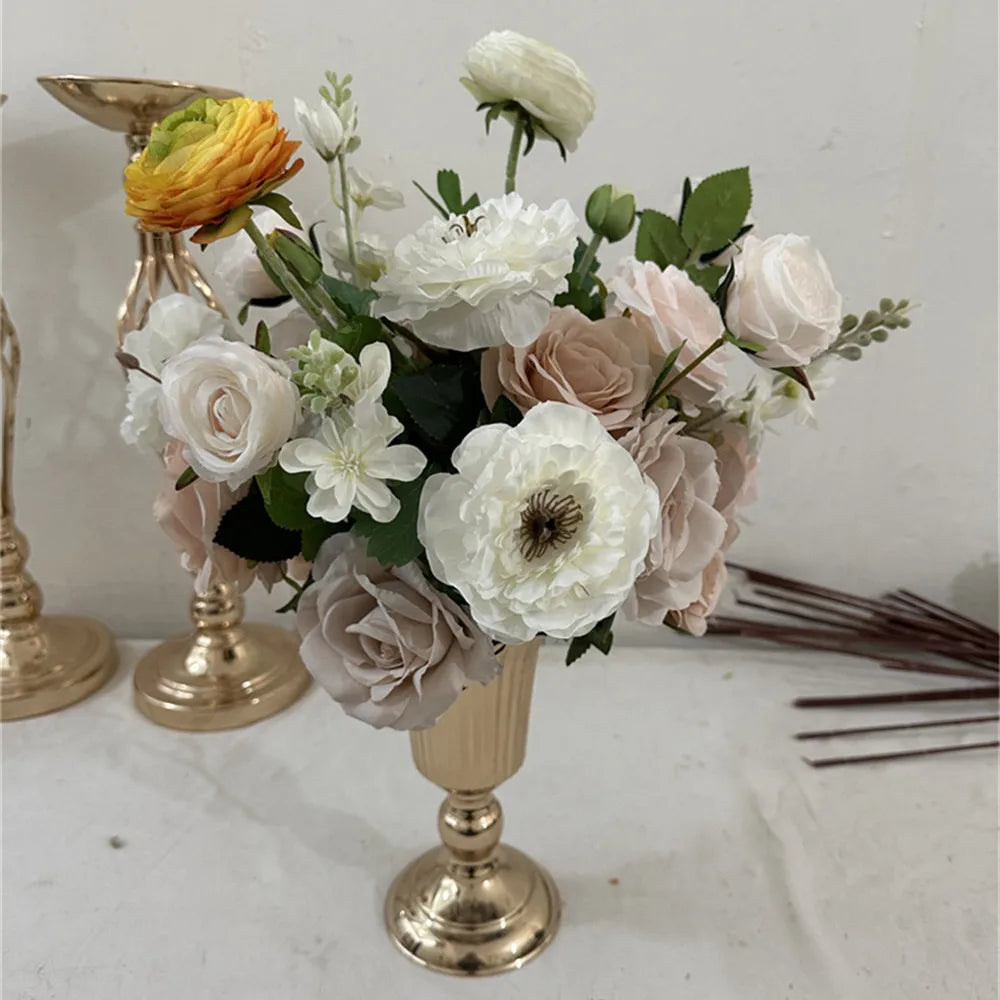 IFG New Arrivals 3D 30cm Small Artificial Silk Flower Ball White/Customized Color ClassA Quality Handmade for Wedding Home Decor