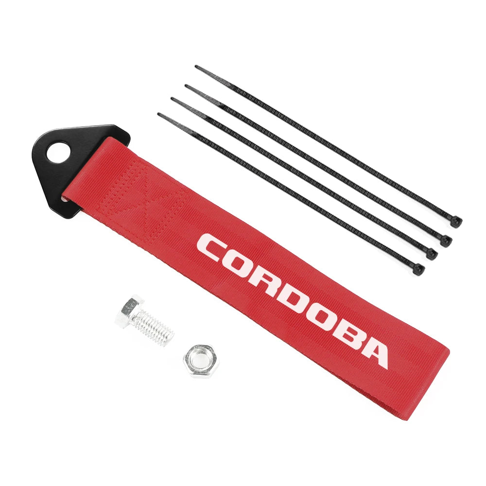 Car Decorative Trailer Rope Car Accessories For Seat Leon Ibiza Ateca Arona Cordoba Toledo Altea Alhambra Arosa Exeo Mii Tarraco