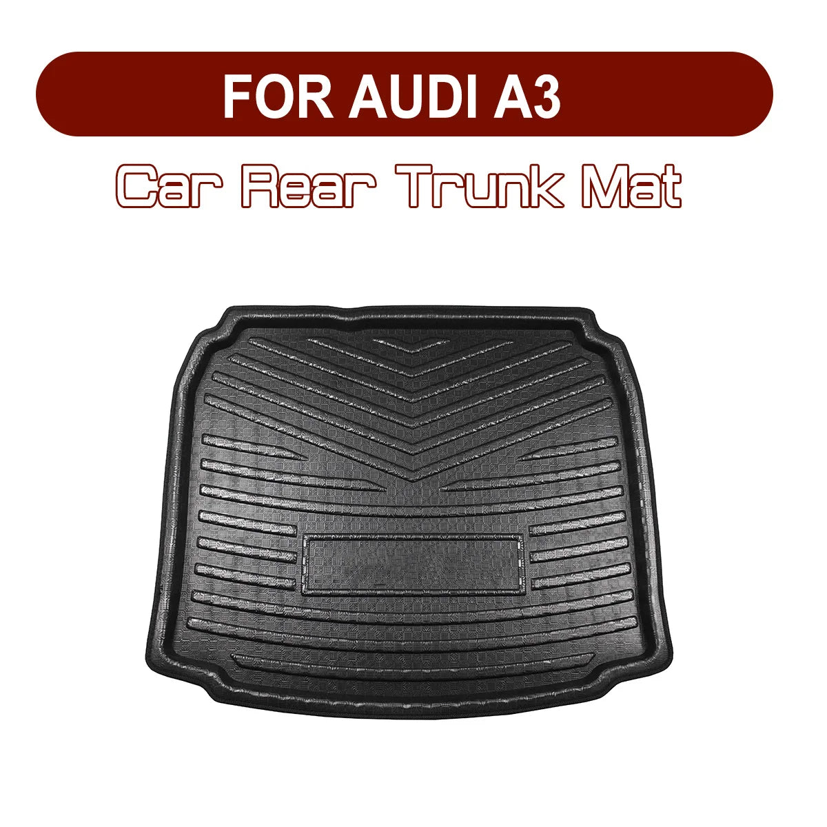 For AUDI A1 A3 A4 A4L A5 A6 A6L Q7 Q5 Q3 Car Rear Trunk Boot Mat Floor Mats Anti Mud Carpet Cargo Waterproof