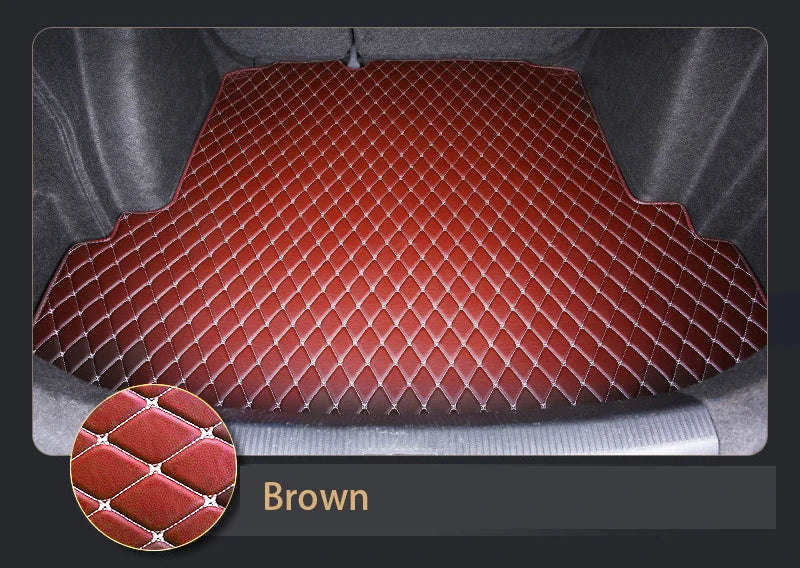 Car Trunk Mats For Hyundai Kona Kauai OS 2018~2022 Waterproof Car Mats Tappetini Auto Car Accessories Interior Car Accessories