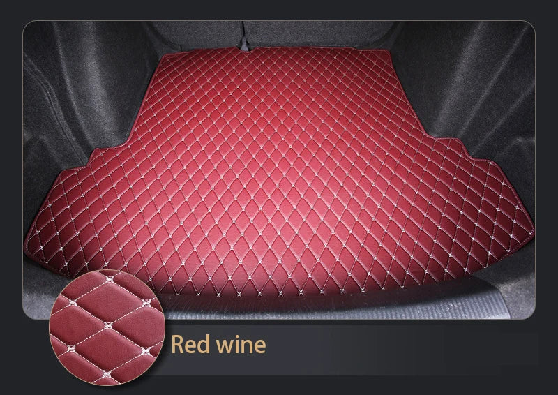 Car Trunk Mats For Hyundai Kona Kauai OS 2018~2022 Waterproof Car Mats Tappetini Auto Car Accessories Interior Car Accessories
