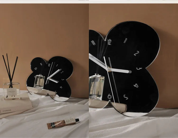 Customized 12inch 14inch Transparent Acrylic Creative Material Modern Minimalist Single Face Quartz Battery Powered Wall Clock