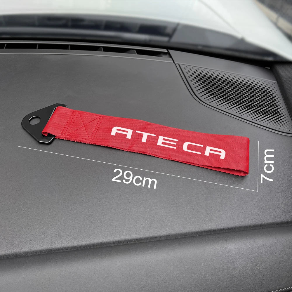 Car Decorative Trailer Rope Car Accessories For Seat Leon Ibiza Ateca Arona Cordoba Toledo Altea Alhambra Arosa Exeo Mii Tarraco
