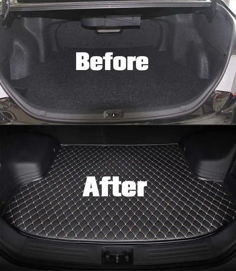 Car Trunk Mats For Hyundai Kona Kauai OS 2018~2022 Waterproof Car Mats Tappetini Auto Car Accessories Interior Car Accessories