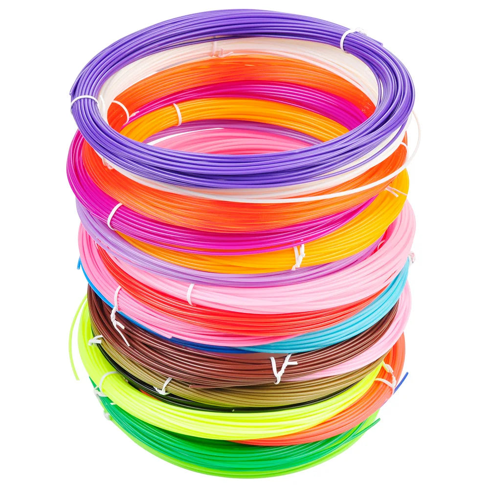 PLA Filament For 3d Pen,Diameter 1.75mm,3D Print Plastic,Pen Filament Materials,30 non Repeating Colors,150M/90M,Birthday Gift