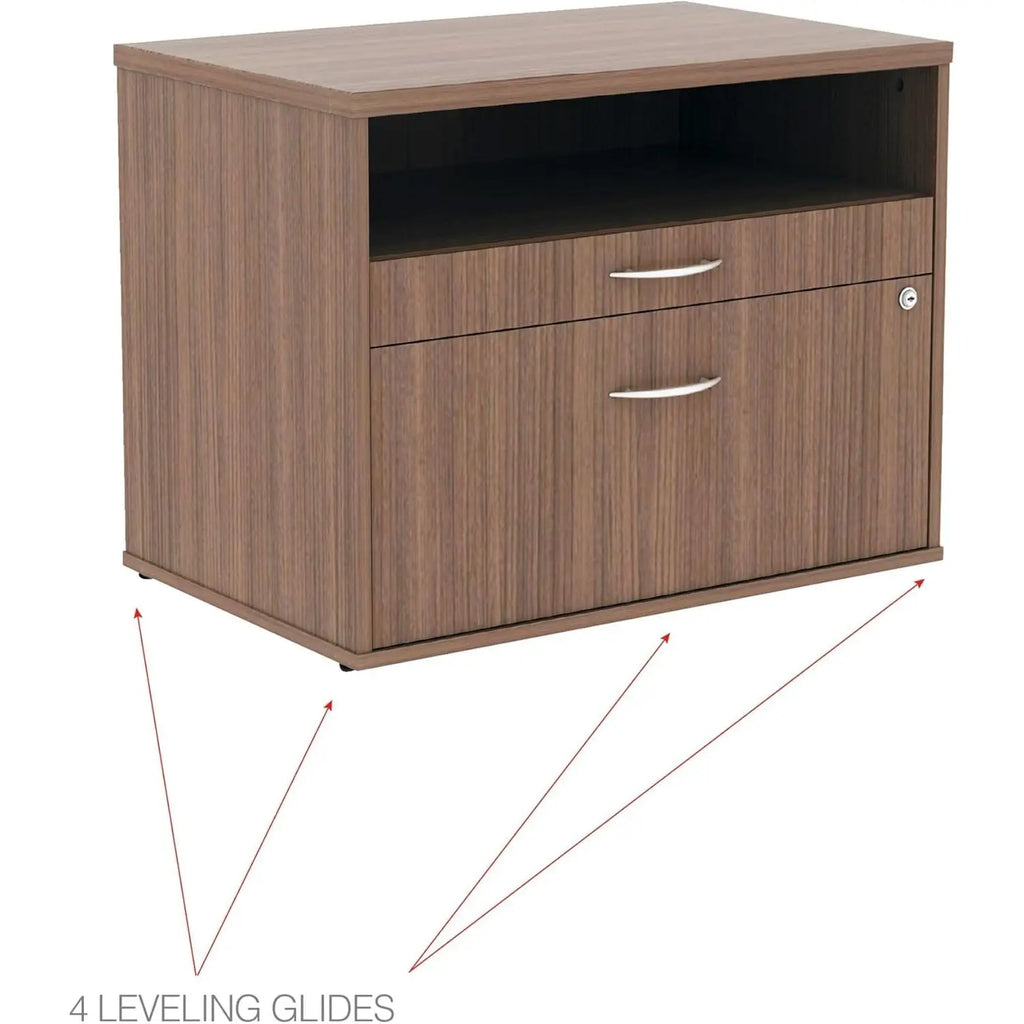 Alera Open Office Desk Series 2-Drawer Low File Cabinet Pencil/File Legal/Letter 1-Unit