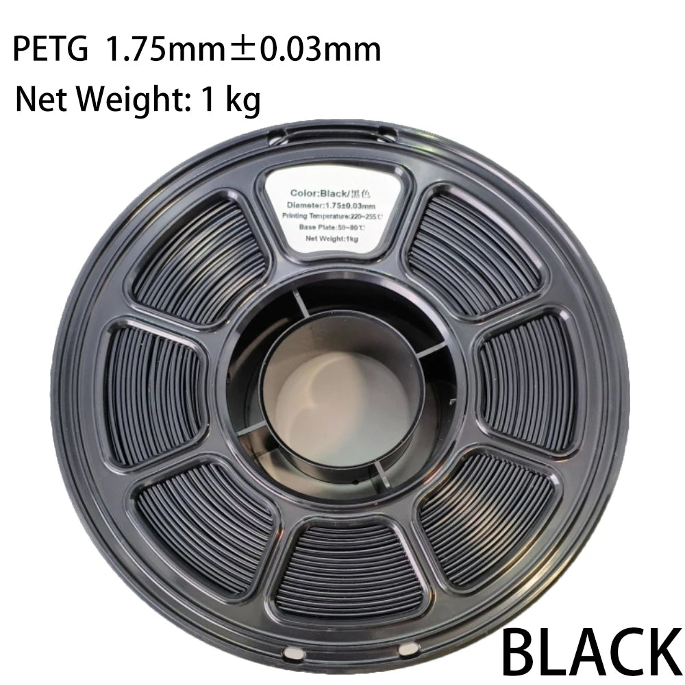 PLA/PETG Colorful 3D Filament Net Weight 1KG High Speed 3D Printer Filament High Flow Speed 3D Printing Mateial Pla 3D Printer