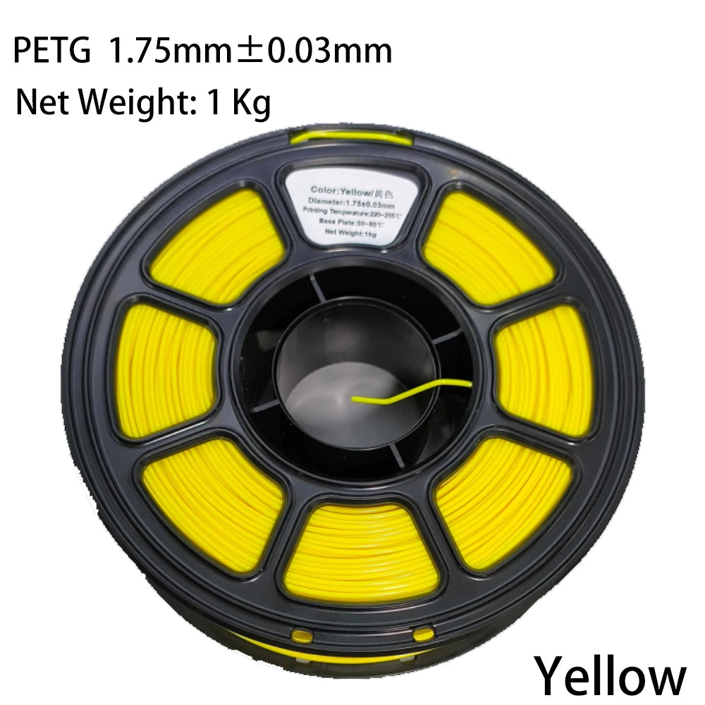 PLA/PETG Colorful 3D Filament Net Weight 1KG High Speed 3D Printer Filament High Flow Speed 3D Printing Mateial Pla 3D Printer