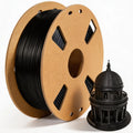 PLA Plus Filament 1.75mm Black 1KG,Neatly Wound 3D Printer Filament 1.75mm,PLA+,Dimensional Accuracy +/- 0.02 mm,1kg,Black