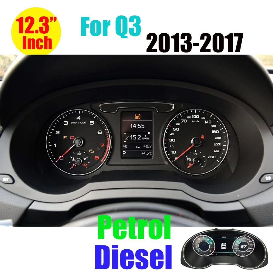 Instrument Cluster Virtual Cockpit Digital Speedometer LCD Dashboard Gauge For Audi TT TTS A3 A4 B8 A5 S5 Q3 Q5 RS4 RS5 A6 A7 Q7