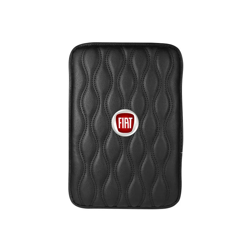 Car Armrest Mat Center Console Leather Protection Cushion For Fiat Ducato Abarth Tipo Panda Bravo Doblo Stilo 500 124 125