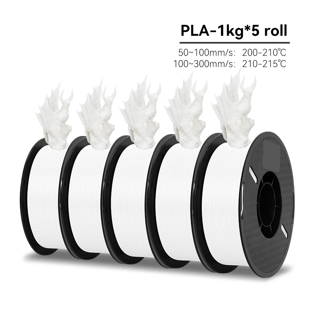 KEEPANG PLA/HS-PLA/PLA Matte/PLA Pro Filament 5KG PLA 3D Filament 1.75mm 1KG/Roll (2.2lbs) Neatly Wound 3D Printing Materials