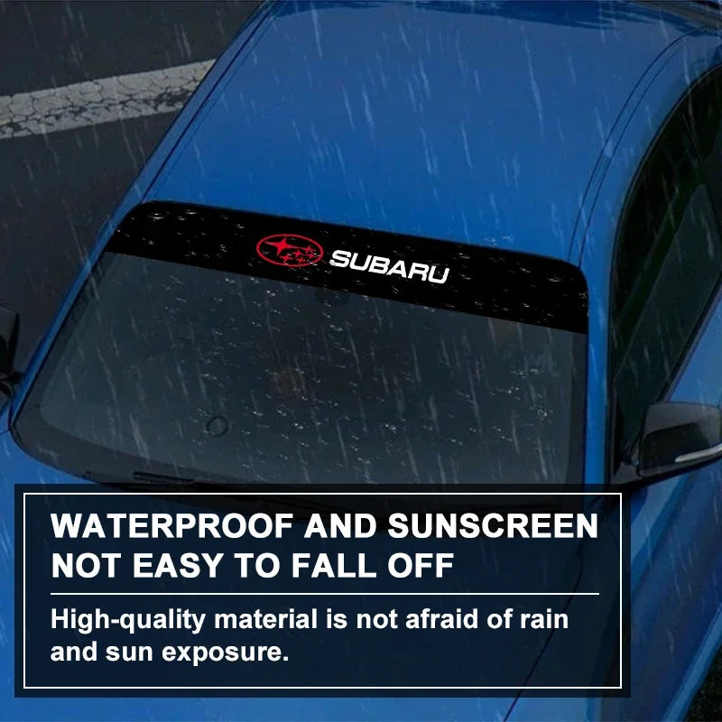 Car Front Rear Windshield Decoration Accessories Stickers For Subaru Forester impreza Outback Legacy Tribecacar Car Accessories