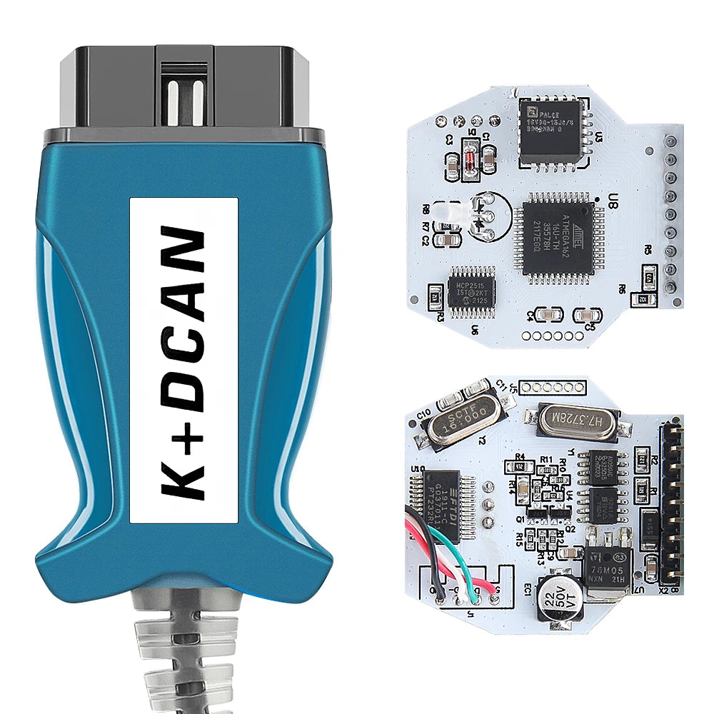 K DCAN K+CAN FTDI Chip OBD2 Auto Car Diagnostic Tools OBD 2 Scanner Switch USB Interface Cable K + DCAN OBD Diagnostic Cable