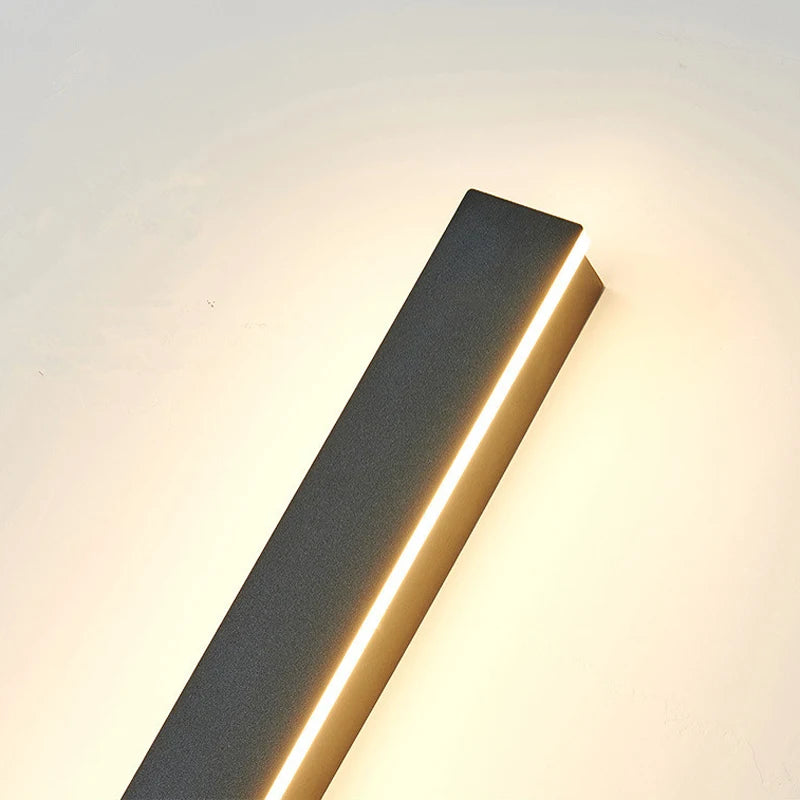 Modern Led Line Wall Light 40CM 15W AC220V Bedside Living Room Background Corridor Stair Porch Long Strip Sconce Lamp Home Decor
