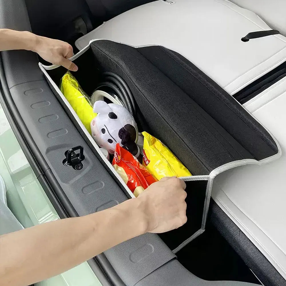 Large Capacity Car Trunk Storage Box Auto Badge Multiuse Tools Organizer Bag Folding Stowing Tidying Accessories For AUDI SLINE