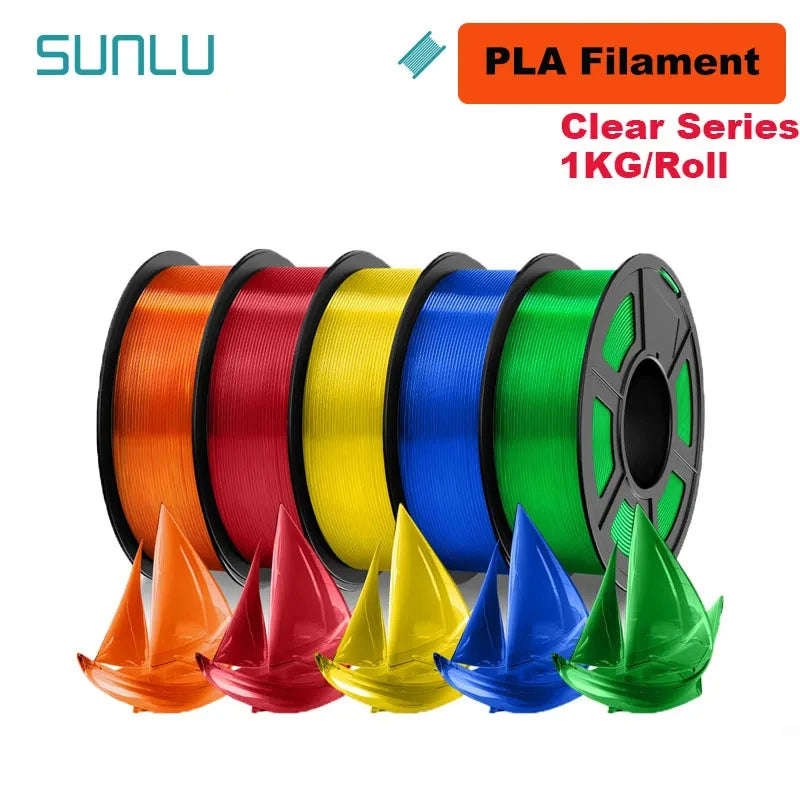 SUNLU PLA/PLA+/PETG/SILK/PLA Matte/ PLA Meta Filament 5KG 1KG/ Roll 1.75mm +/-0.02MM 3D Printer Filament Neatly Wound Filament