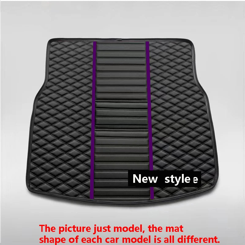 Car Trunk Mats For Hyundai Kona Kauai OS 2018~2022 Waterproof Car Mats Tappetini Auto Car Accessories Interior Car Accessories