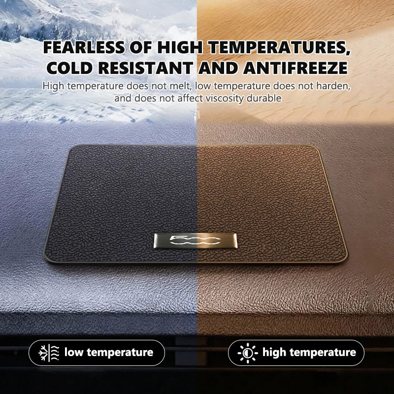 For Fiat Car Dashboard Sticky Pad Non-slip Mat Phone Holder Waterproof Pads FR Abarth 500 Tipo FR Palio Bravo Pondo Doblo Tipo