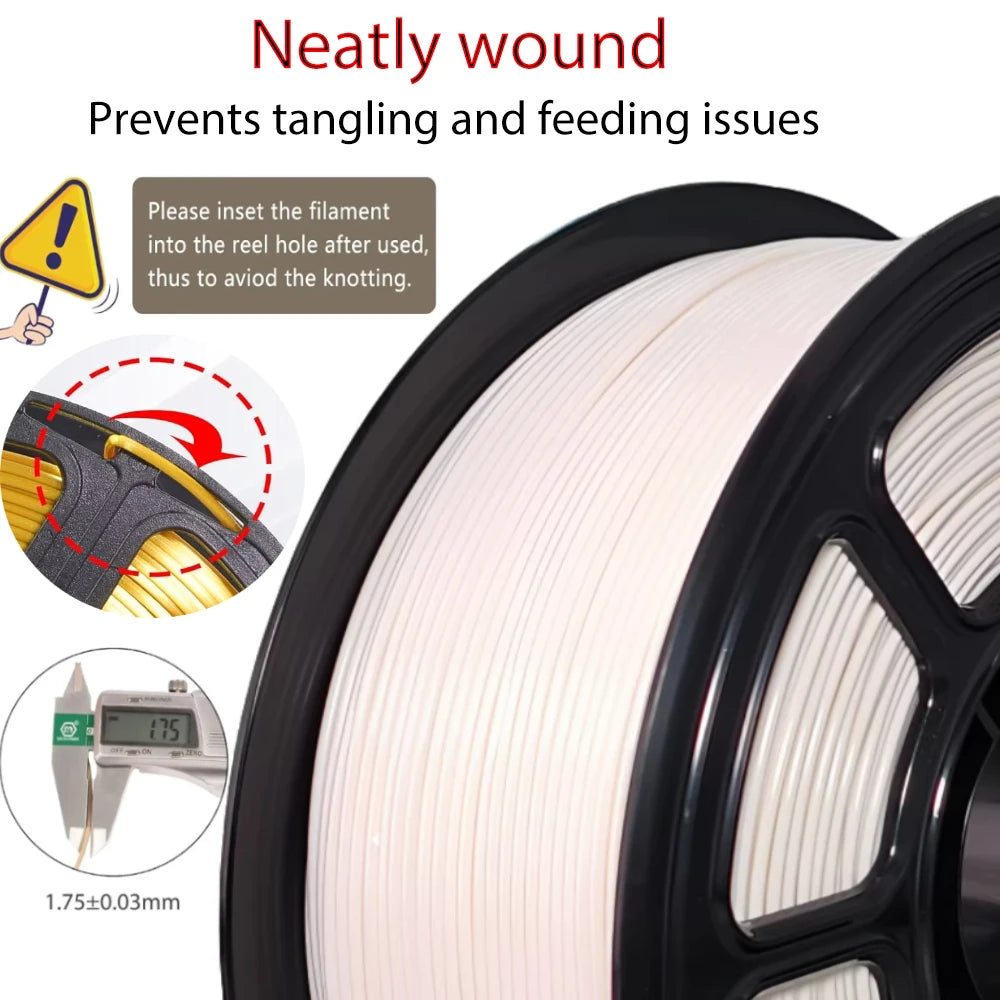 PLA/PETG Colorful 3D Filament Net Weight 1KG High Speed 3D Printer Filament High Flow Speed 3D Printing Mateial Pla 3D Printer