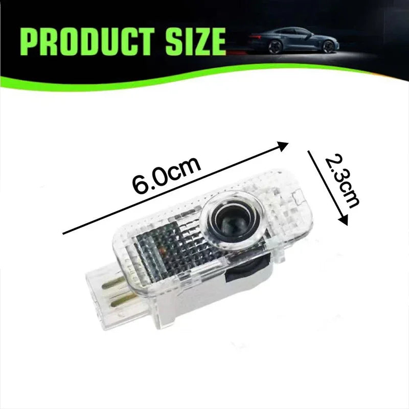 ABT for Audi A1 A6 C8 A4 B5 B6 B7 B8 B9 S3 S4 S5 RS3 8U Q3 Q5 8R Q7 Q8 TT A3 8V V8 8P A5 A7 A8 LED Car Door Projector Light