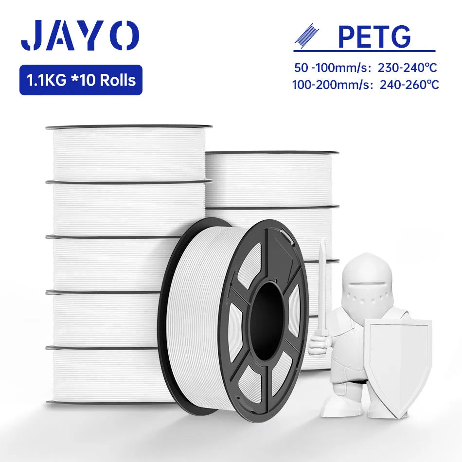 JAYO 3d Filament petg/ pla plus/ pla/PLAMeta /SILK PLA+ 1.75MM PLA 3D Filament for FDM 3D Printer TPU SILK 3D Printing Materials