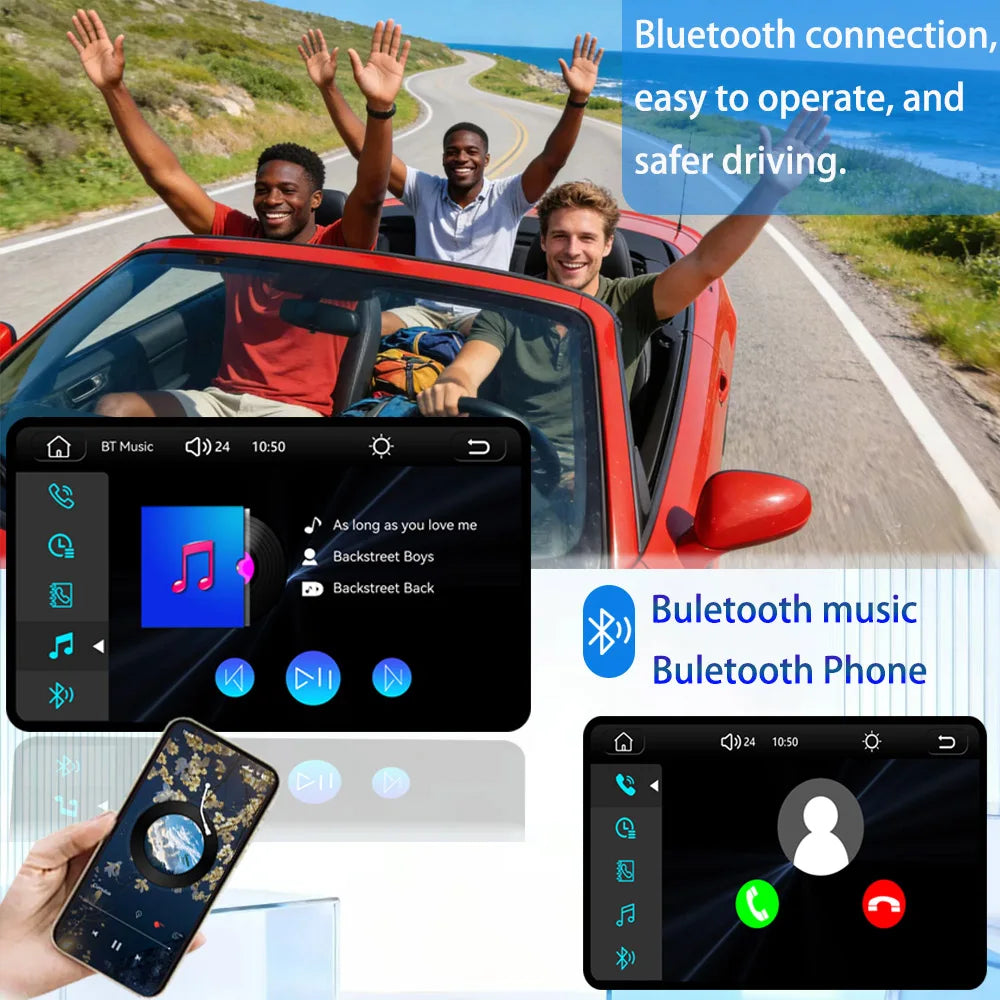 For FIAT 500 Abarth(2007-2015)2026 New Linux System Wireless CarPlay Auto  Bluetooth Musci Video Multimedia Players Cameras