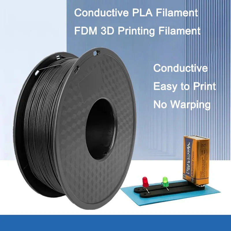 Special Engineering Conductive PLA 3D Printer Filament High Speed Printing Anti-static Plastic Material