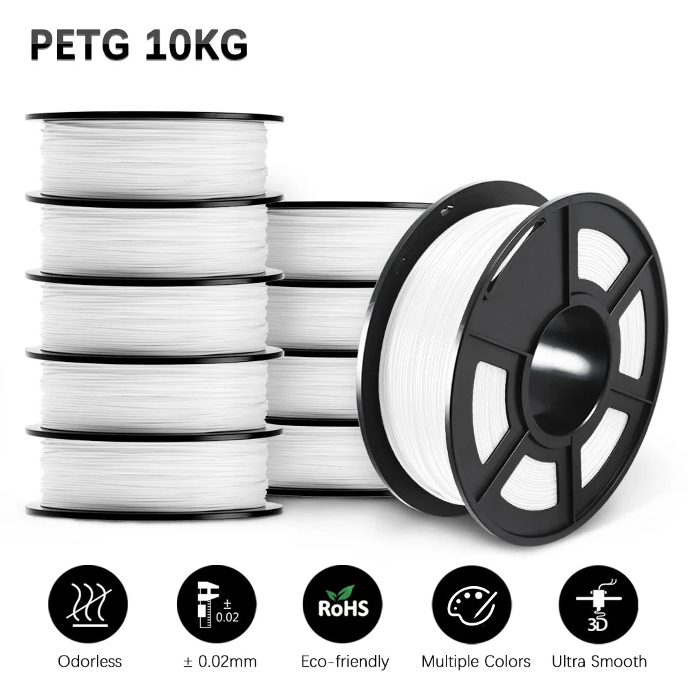 SUNLU 3D Filament PLA/PLA META/PETG/ABS/TPU/PLA MATTE/PLA PLUS 1.75mm 10Roll 1KG/0.5KG 3D Printer Filament for 3D Printer