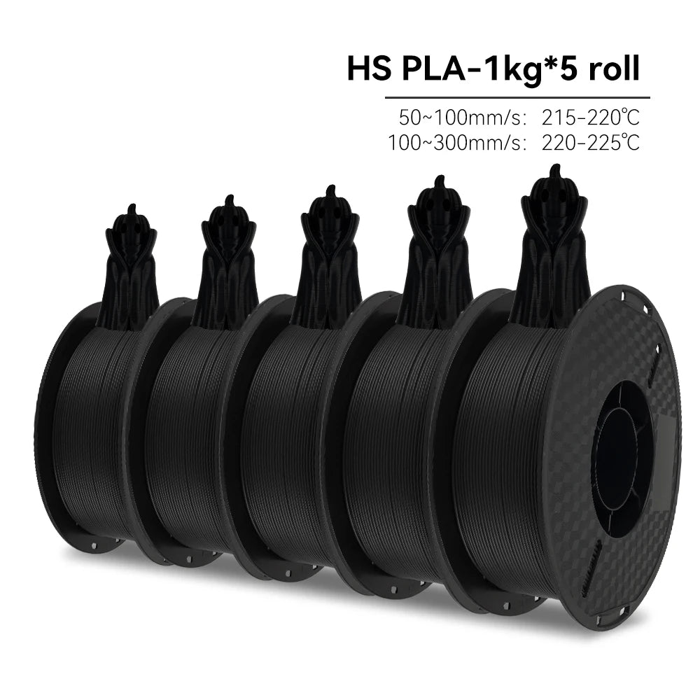 KEEPANG PLA/HS-PLA/PLA Matte/PLA Pro Filament 5KG PLA 3D Filament 1.75mm 1KG/Roll (2.2lbs) Neatly Wound 3D Printing Materials