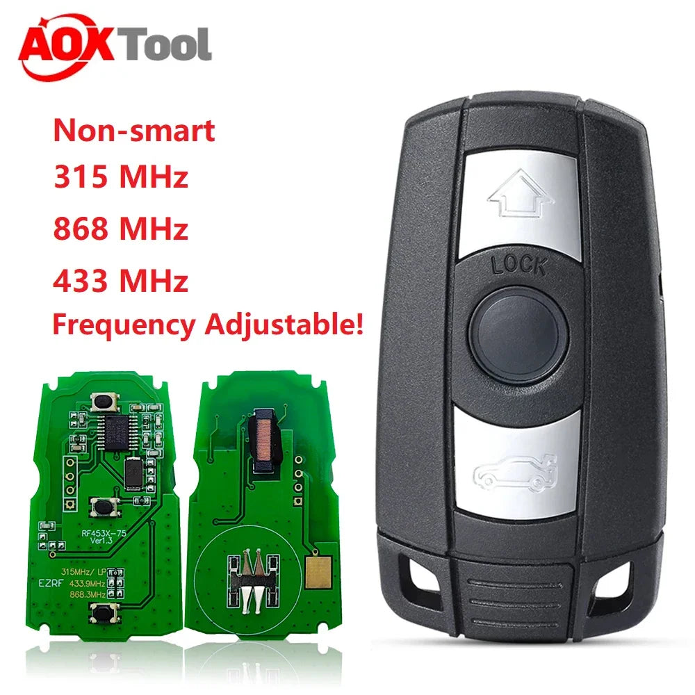 Non-Keyless 315/315LP/433/868Mhz for BMW CAS3 System aftermarket BMW KEY BMW remote KR55WK49186 KR55WK49127 KR55WK49123