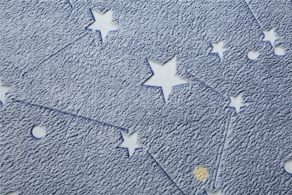Unique Area Rugs Glow in The Dark Rug Luminous Carpet for Kids Bedroom Modern Indoor Rugs for Children Dorm Home Decor Carpets