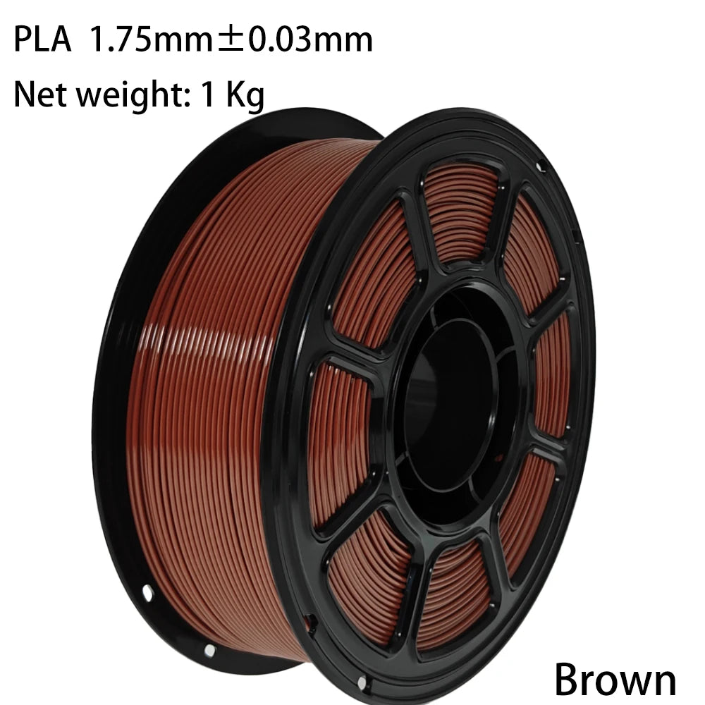 PLA/PETG Colorful 3D Filament Net Weight 1KG High Speed 3D Printer Filament High Flow Speed 3D Printing Mateial Pla 3D Printer
