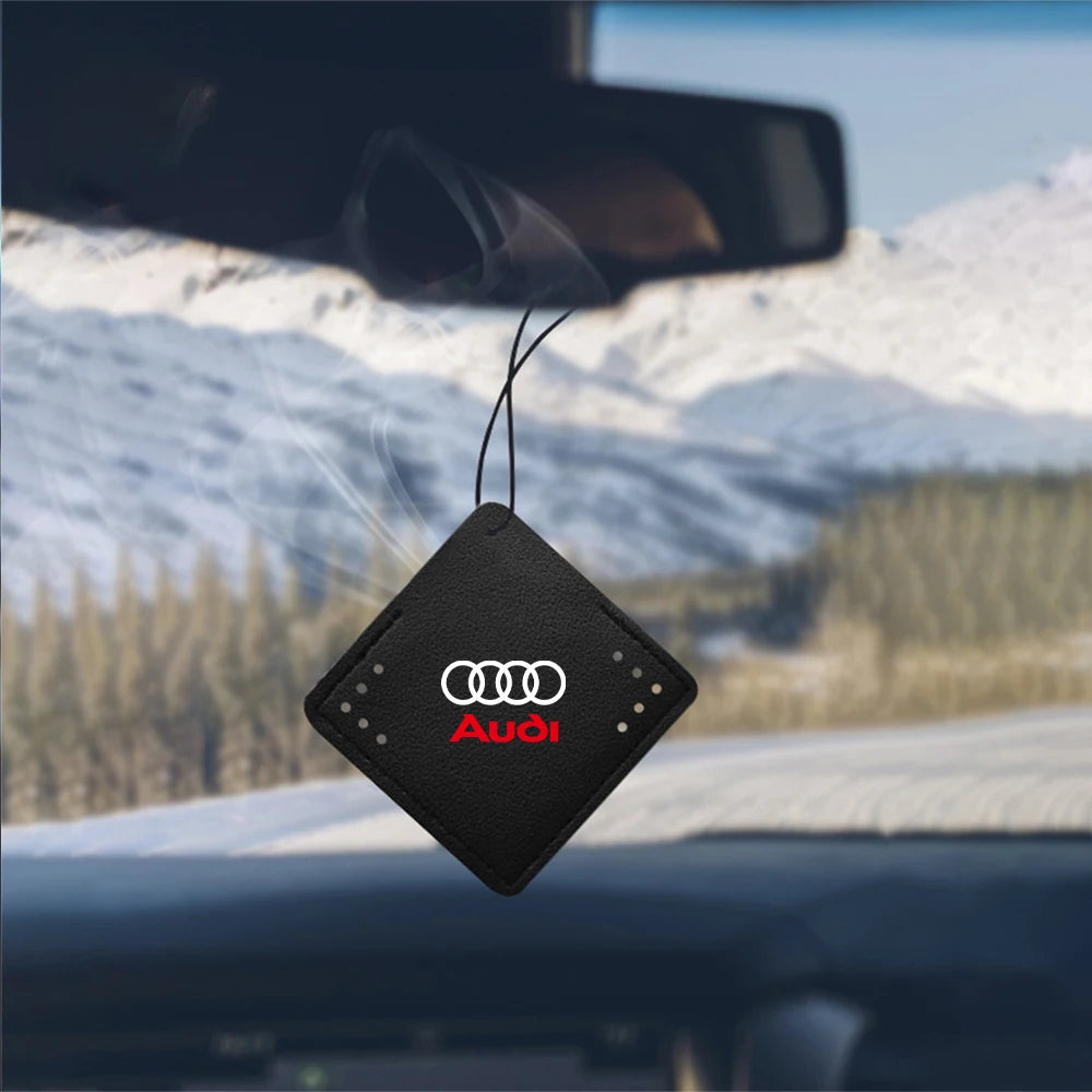 Car Air Freshener Rearview Mirror Pendant Aromatherapy Sachet For Audi A3 A4 A4L A5 B3 B4 B5 B6 B7 B8 RS3 Quattro C5 C6 C7 C5 C6