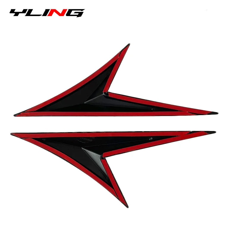 For VW Accessories Goft 4 5 6 7 Gti Car Side Body Fender Door Decor Cover Blade Flank Wing Emblem Badge Auto Tuning Styling
