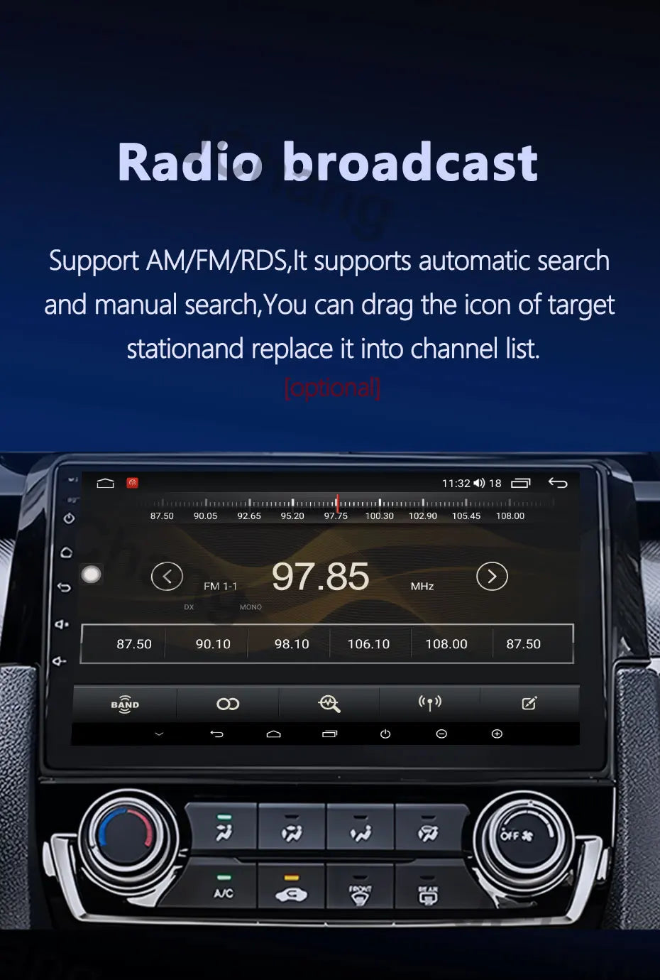 Video Player Carplay Car Radio for Fiat Ducato 2007 2008 2009 2010 2011 2012 - 2015 Android 15 Stereo Multimedia BT Auto Android