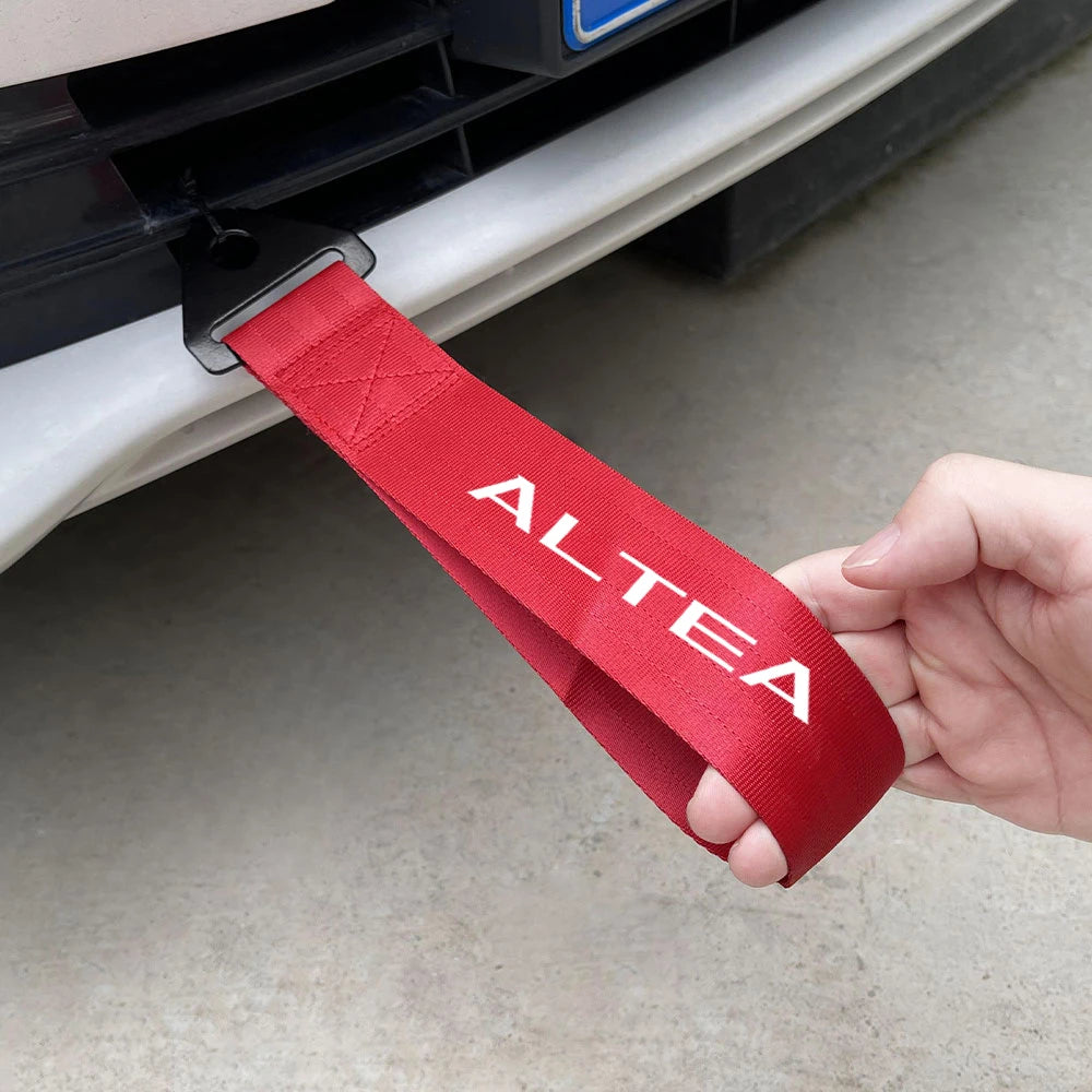 Car Decorative Trailer Rope Car Accessories For Seat Leon Ibiza Ateca Arona Cordoba Toledo Altea Alhambra Arosa Exeo Mii Tarraco