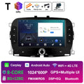 For FIAT 500 2016 2017- 2019 Android 14 Smart System Multimedia Carplay Wireless GPS Navigation DSP Stereo WIFI Accessories