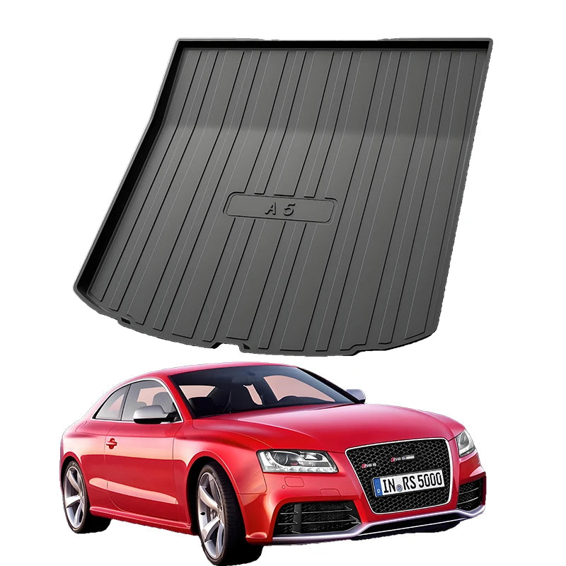 Upgrade TPE Car Rear Trunk Mats Storage Pads Cargo Tray Dustproof Waterproof Protecion Cushion For Audi 2014-2024 2023 2022