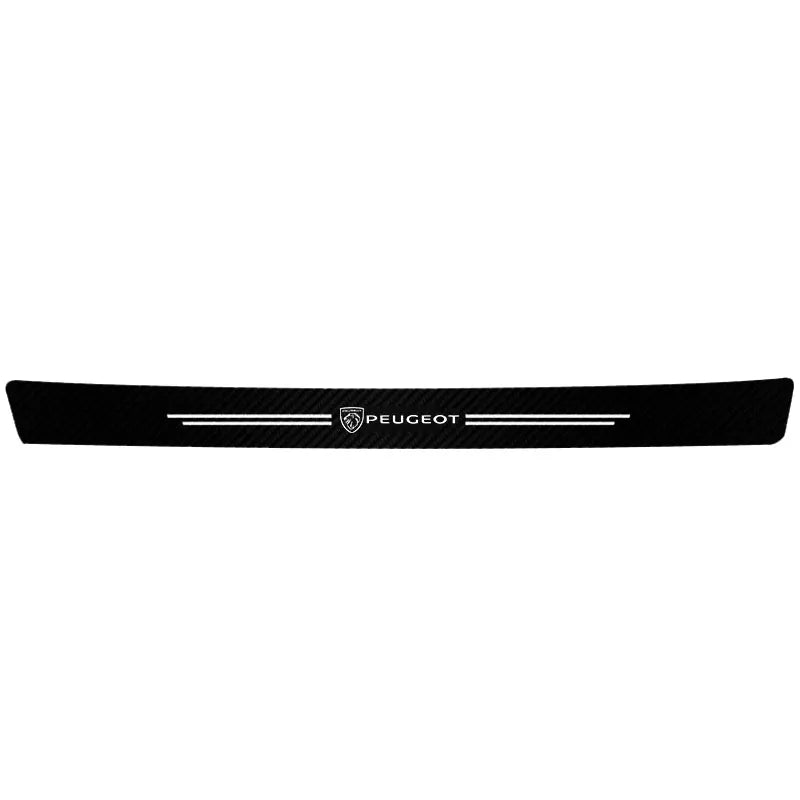 Car Accessories Car Door Sill Protector Welcome Pedal Decoration Leather Stickers For New Peugeot 206 208 207 3008 308 2008 107