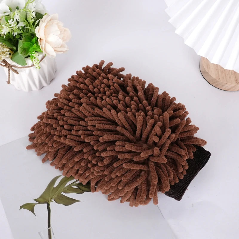 Car Wash Mitts Chenille Mitts Plush Wipes Thickened Double Sided Car Accessories Recyclable Cleaning Tools Car Accessories