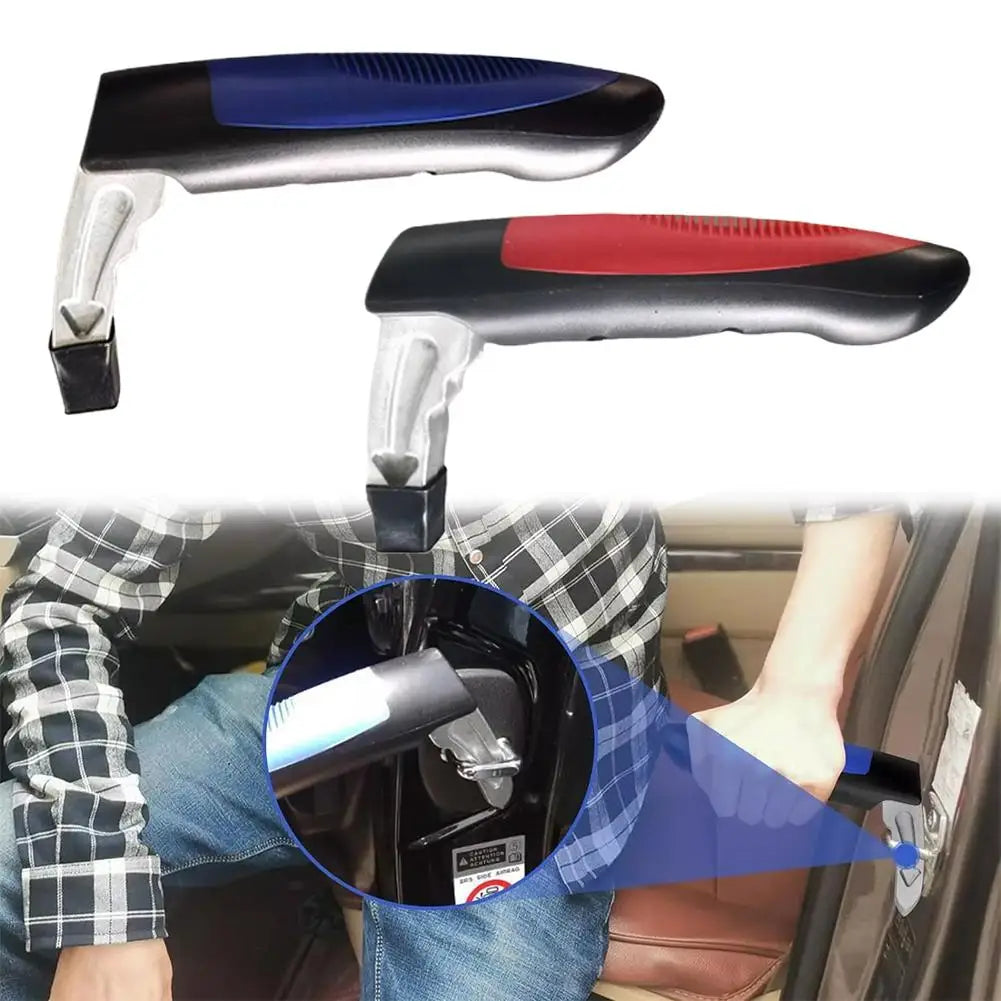 2 in 1 Car Door Assist Handle Portable Multifunction Vehicle Support Handles Easy Install Mobility Aid Automotive Accessories