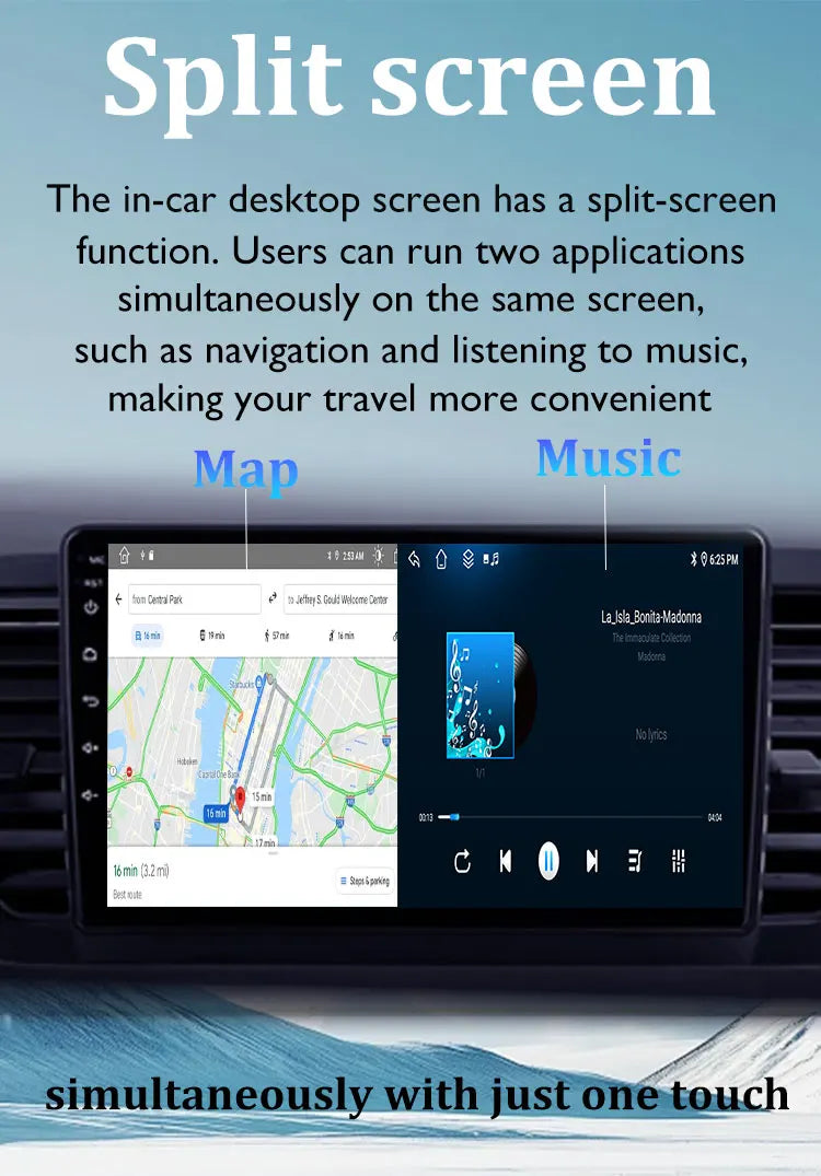 Android15 For Fiat 500 2016 - 2019 Car Radio Multimedia Player Video Navigation Carplay Stereo GPS WIFI DSP Carplay Android Auto