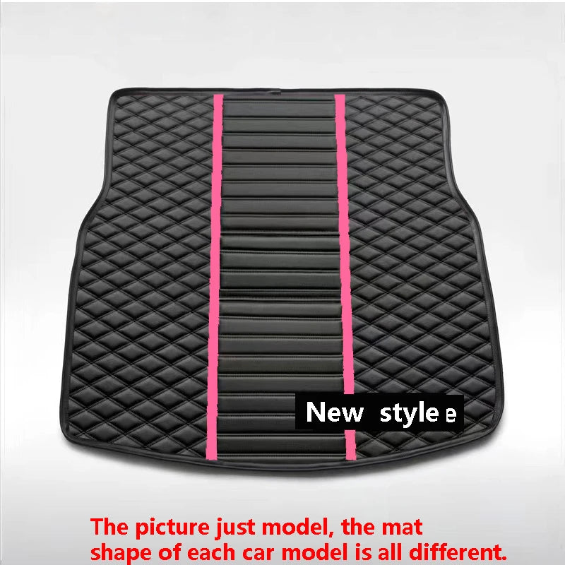 Car Trunk Mats For Hyundai Kona Kauai OS 2018~2022 Waterproof Car Mats Tappetini Auto Car Accessories Interior Car Accessories