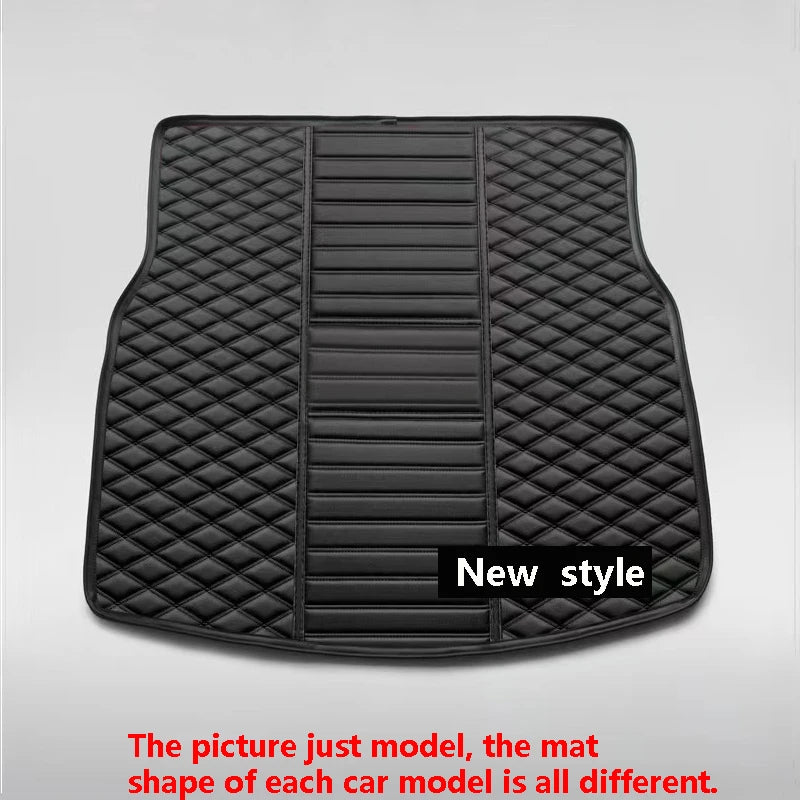 Car Trunk Mats For Hyundai Kona Kauai OS 2018~2022 Waterproof Car Mats Tappetini Auto Car Accessories Interior Car Accessories