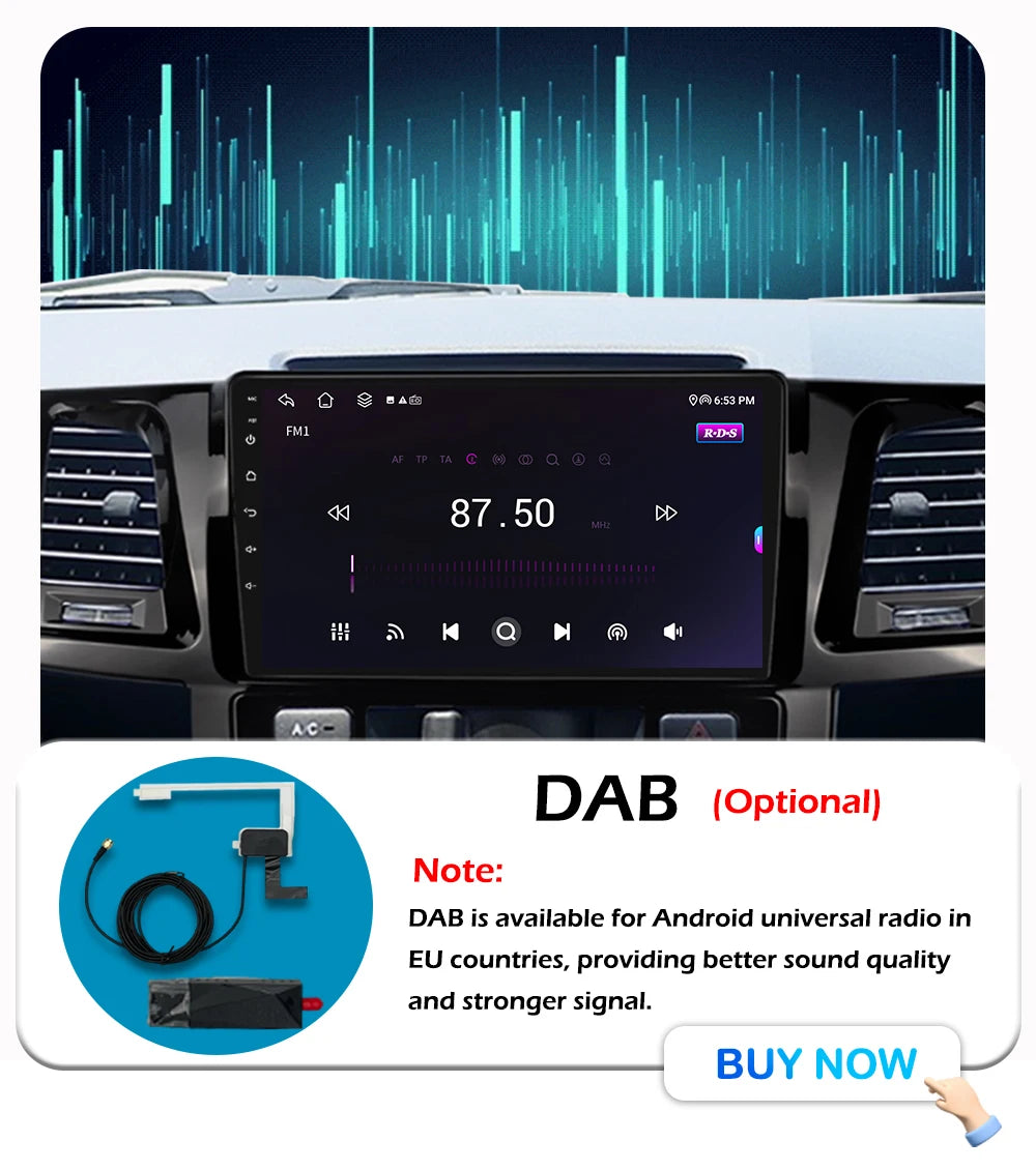 For FIAT 500 2016 2017- 2019 Android 14 Smart System Multimedia Carplay Wireless GPS Navigation DSP Stereo WIFI Accessories
