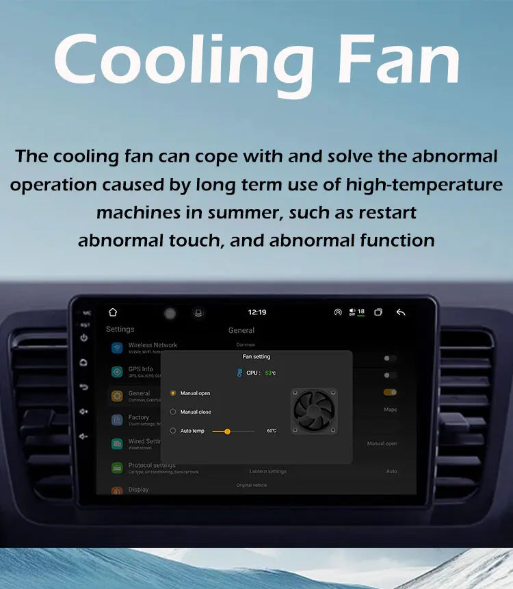 Android15 For Fiat 500 2016 - 2019 Car Radio Multimedia Player Video Navigation Carplay Stereo GPS WIFI DSP Carplay Android Auto